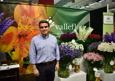 James Andreade van Valleflor. Deze Ecuadoriaanse bloemenkweker presenteerde zijn varieteiten voor het eerst op de IPM Essen. 